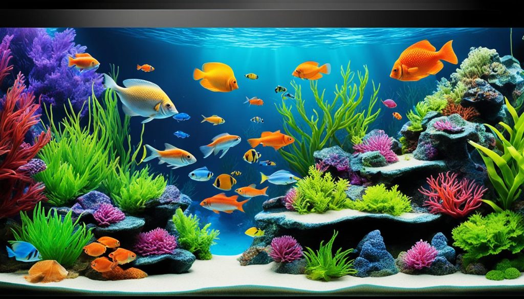 Aquarium Hintergrundfolie Design