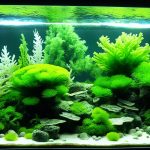 grüne algen im aquarium