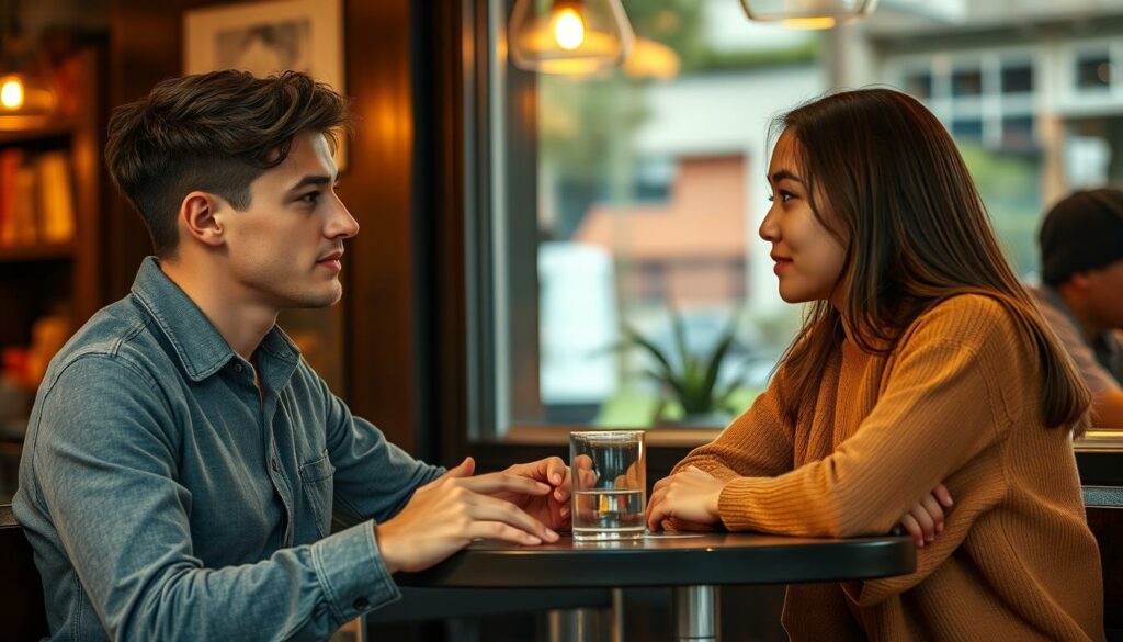 Kommunikation beim ersten Date