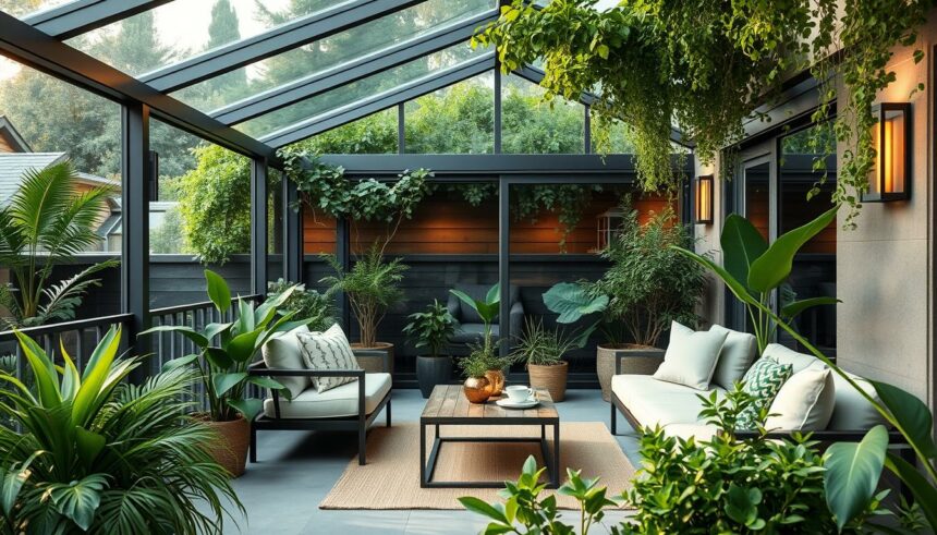 Terrassenschutz Design Ideen für ganzjährige Nutzung