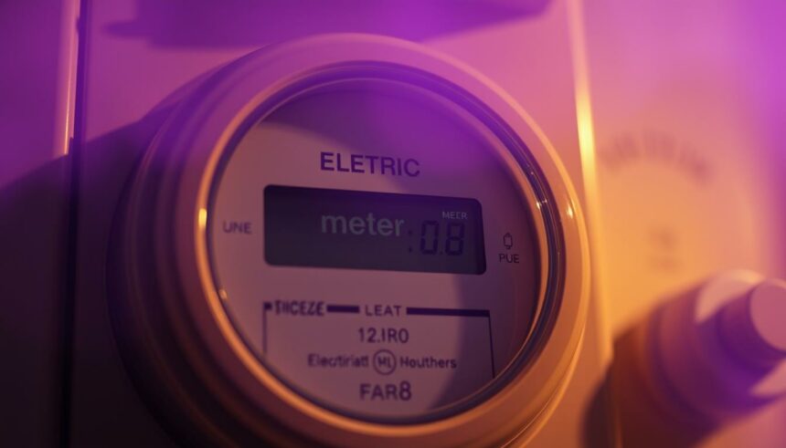 Zählernummer Strom auf Stromzähler