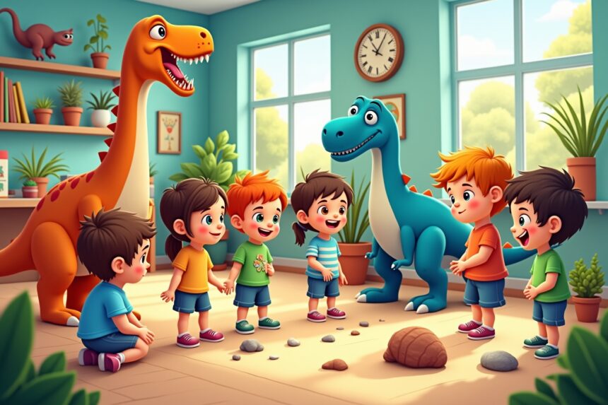 dinosaurier kindergarten-Titel