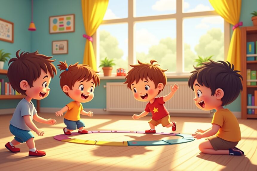 kreisspiele kindergarten-Titel