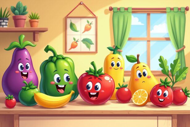 obst und gemüse kindergarten-Titel