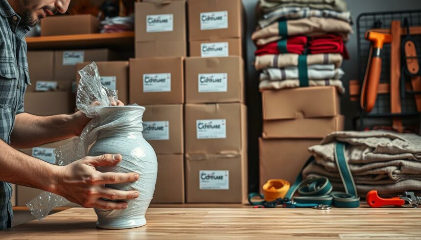 sicheres Möbelpacken Techniken