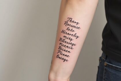 tattoo namen kinder unterarm-Titel