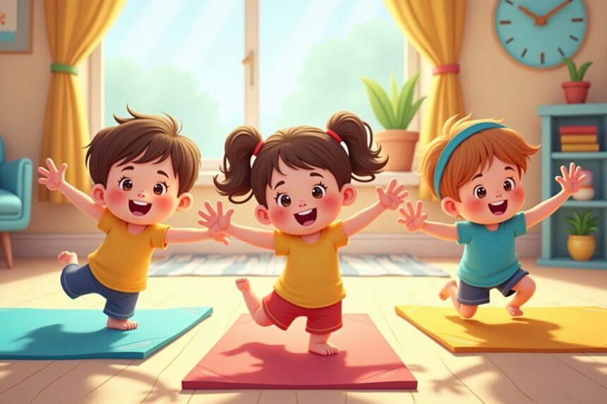 turnen im kindergarten-Titel