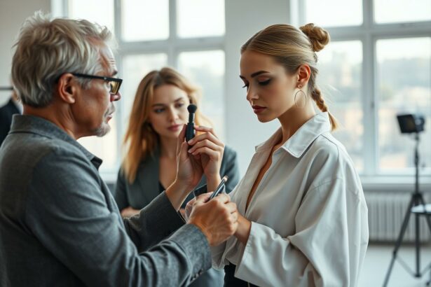 Fashion Stylist bei der Arbeit