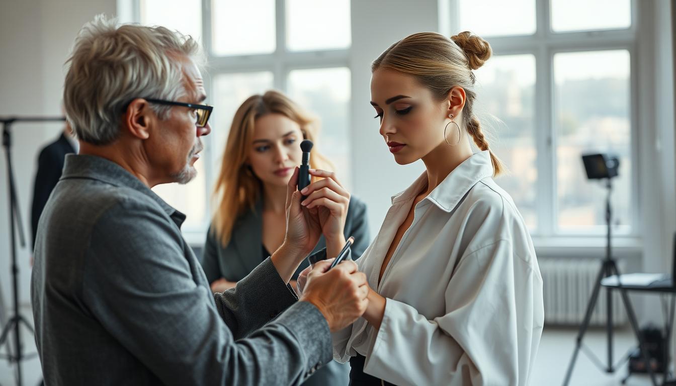Fashion Stylist bei der Arbeit