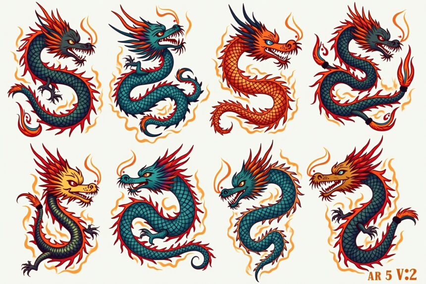 drachen tattoo-Titel