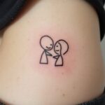 fineline tattoo mutter kind-Titel