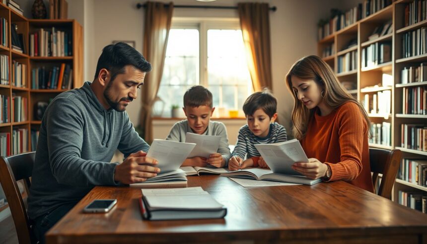 gemeinsames Lernen Familie
