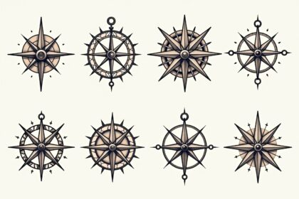 kompass tattoo-Titel