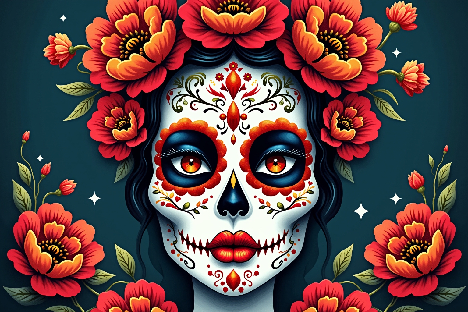 la catrina tattoo-Titel