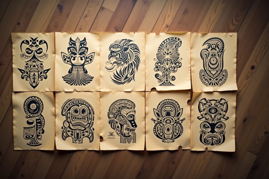 maori tattoo vorlagen-Titel