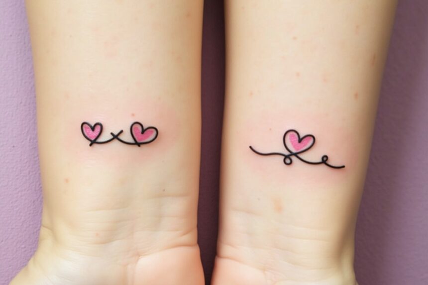 mini beste freunde tattoo-Titel