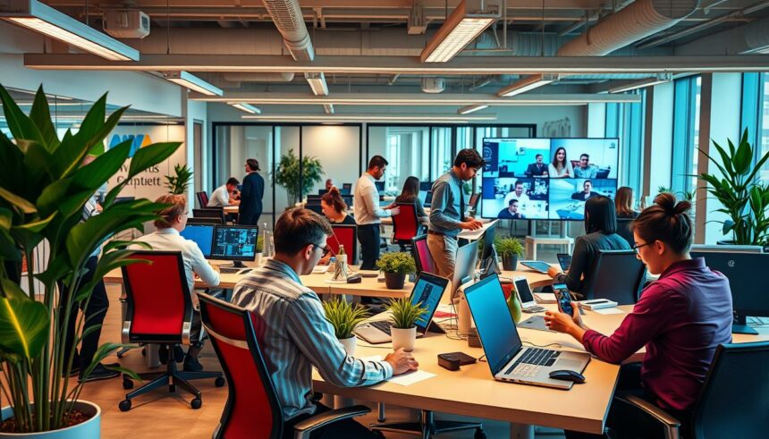 moderne Arbeitswelt Trends Digitalisierung