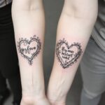 mutter tochter tattoo fineline-Titel
