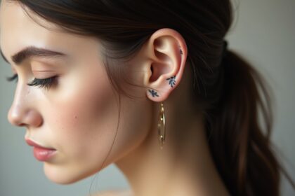 ohr tattoo frau-Titel