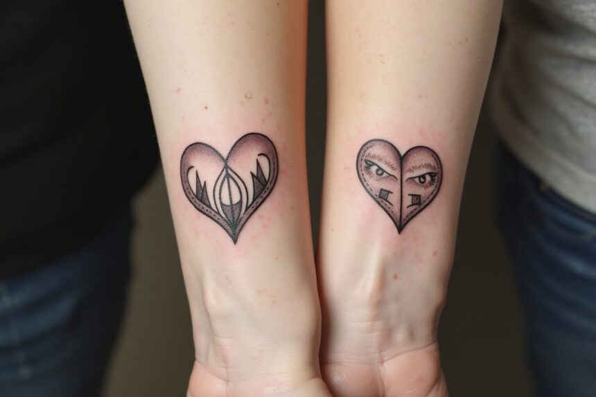 partner tattoo mann und frau-Titel