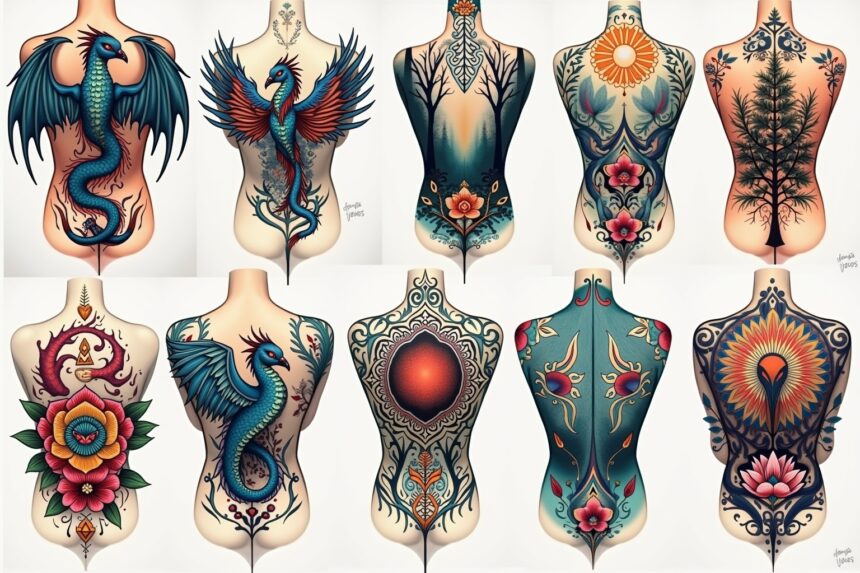 rücken tattoo-Titel