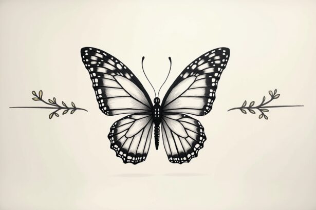 schmetterling tattoo fineline-Titel