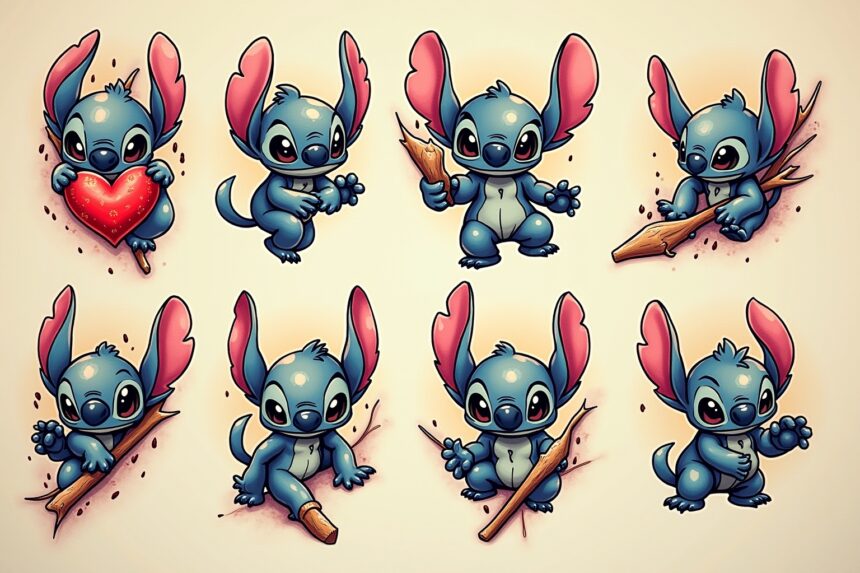 stitch tattoo vorlage-Titel