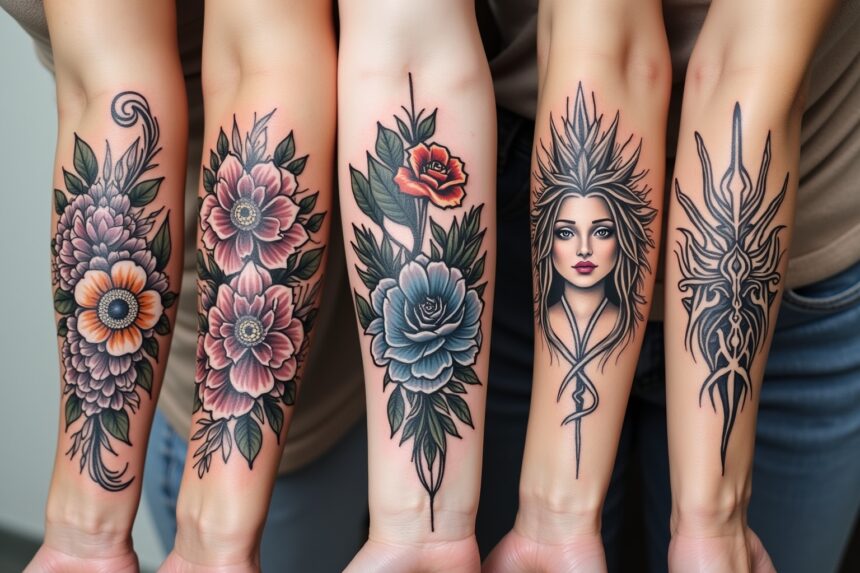 tattoo arm frau-Titel