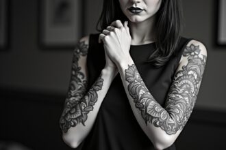 tattoo ganzer arm frau dezent-Titel