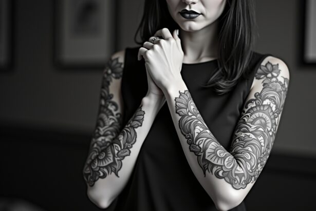 tattoo ganzer arm frau dezent-Titel
