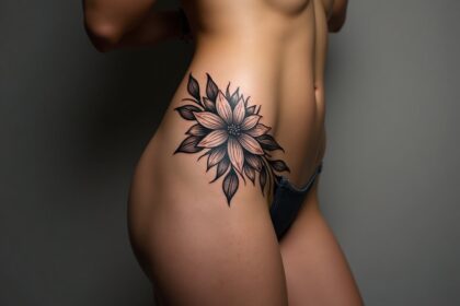 tattoo oberschenkel frau-Titel