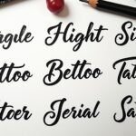 tattoo schriftarten-Titel