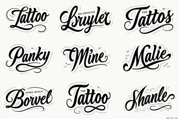 tattoo schriftzug-Titel