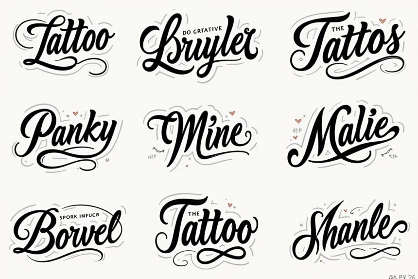 tattoo schriftzug-Titel