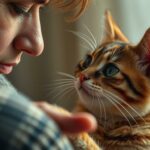 Mensch und Katze beim Aufbau einer emotionalen Verbindung