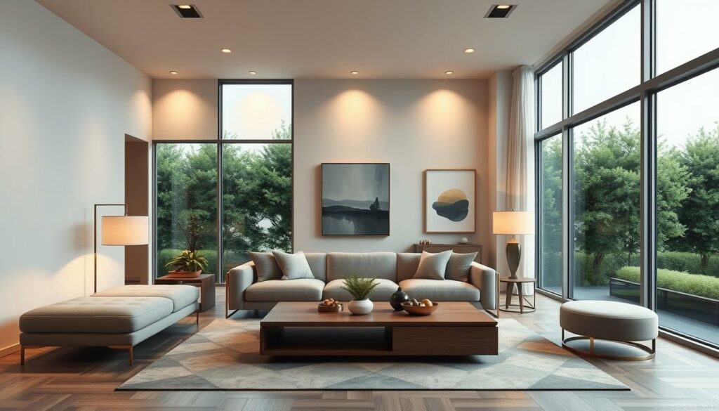 Wohnen modern mit zeitgemäßem Wohndesign