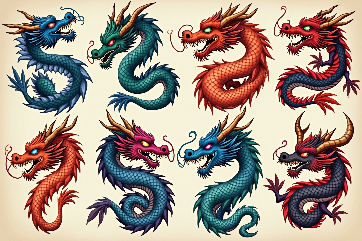 dragon tattoo-Titel