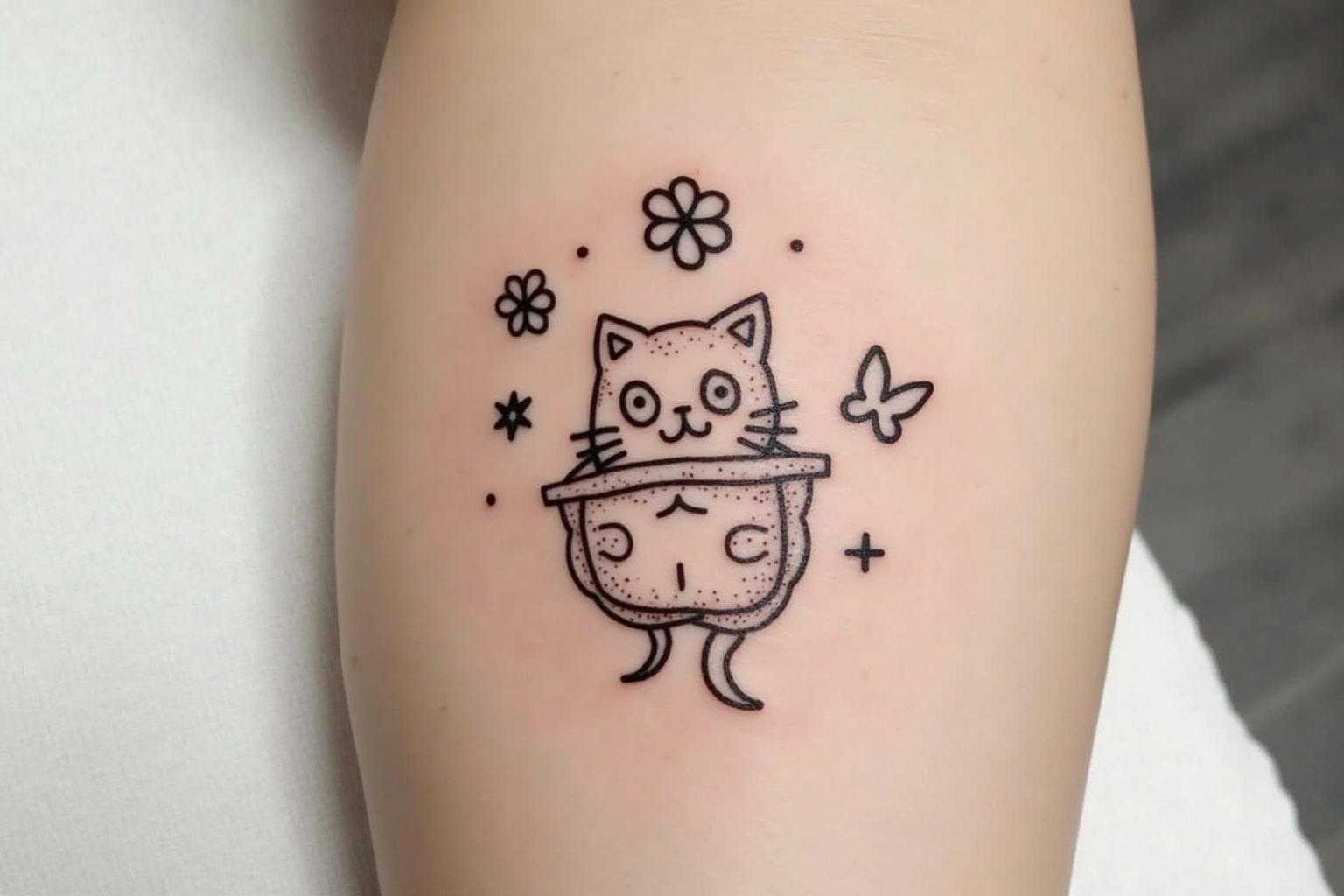 fineline tattoo kinder-Titel