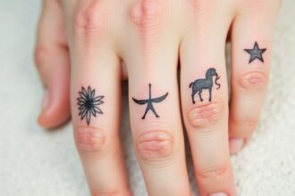 finger tattoo symbols-Titel
