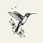 kolibri tattoo fineline-Titel