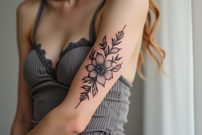 motive tattoo arm frau-Titel