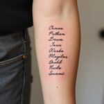 namen tattoo unterarm dezent-Titel