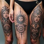 oberschenkel tattoo-Titel