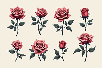 rosen tattoo vorlage-Titel