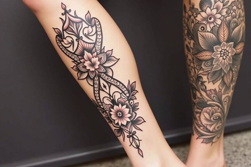 tattoo bein frau-Titel