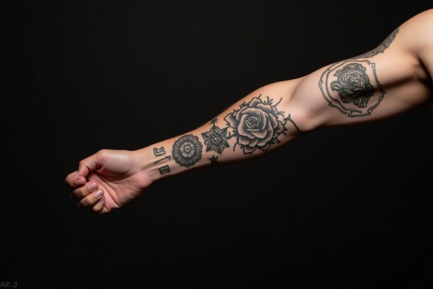 tattoo oberarm mann-Titel