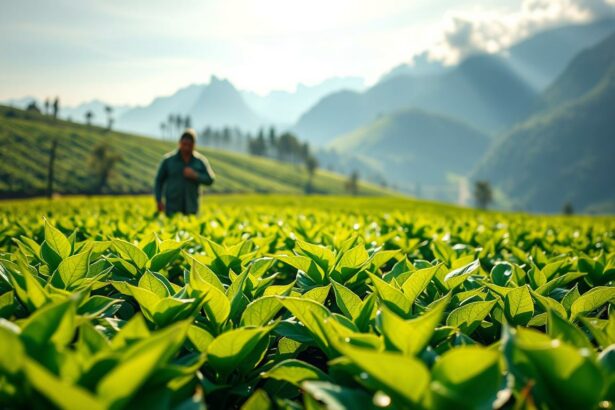 Bio-Tee Anbau in den bayerischen Alpen