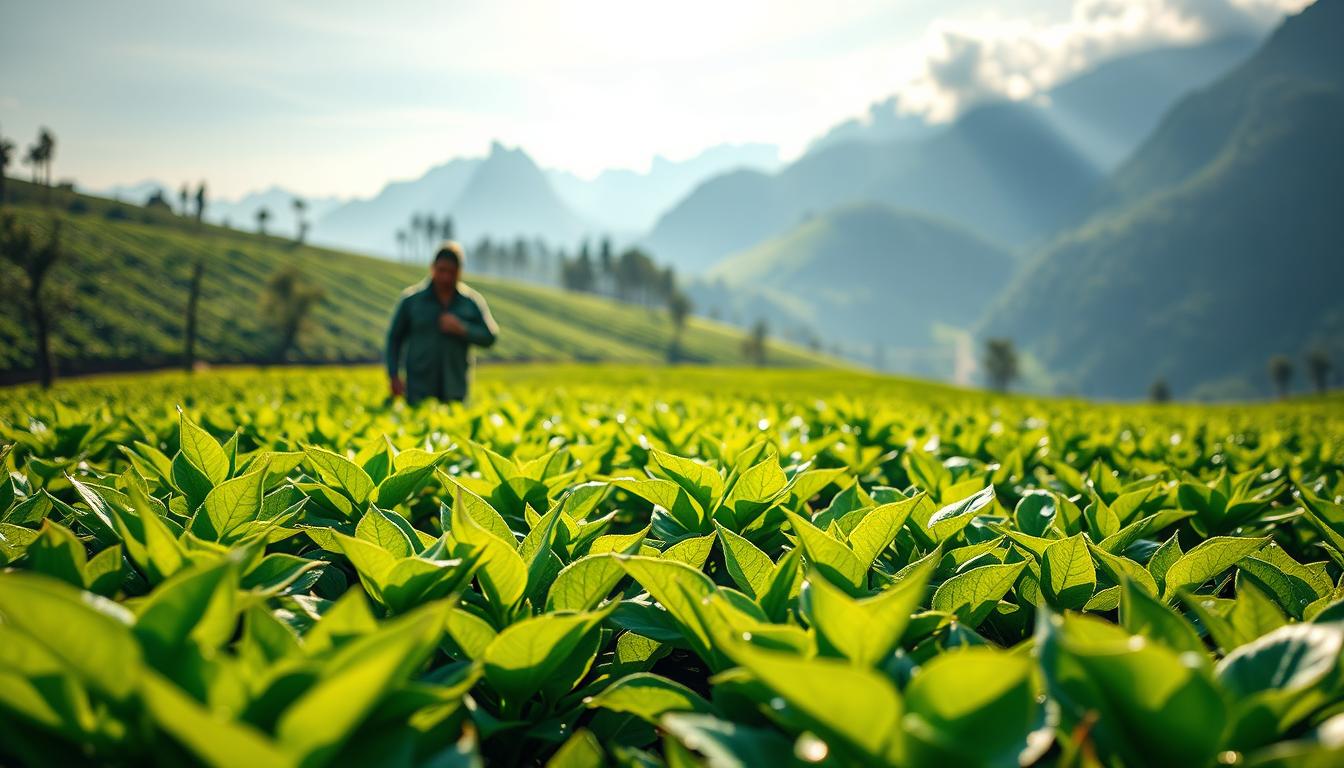 Bio-Tee Anbau in den bayerischen Alpen