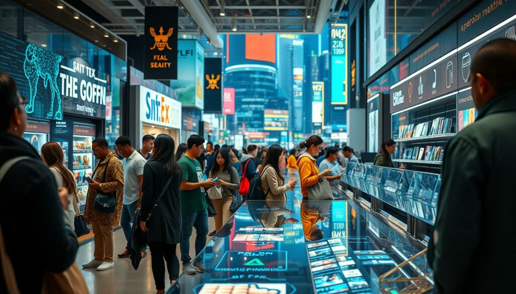 Digitale Revolution Einzelhandel vernetztes Shopping Digitale Revolution Einzelhandel vernetztes Shopping