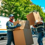 Professionelle Umzugshelfer Berlin im Einsatz